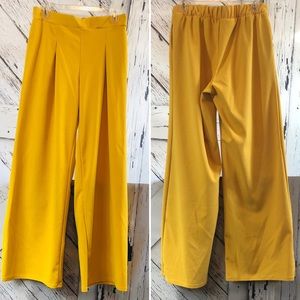 LA Gypsy | mustard yellow wide legs pants